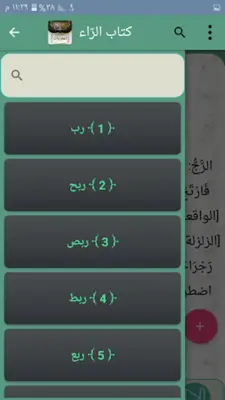 المفردات في غريب القرآن android App screenshot 2